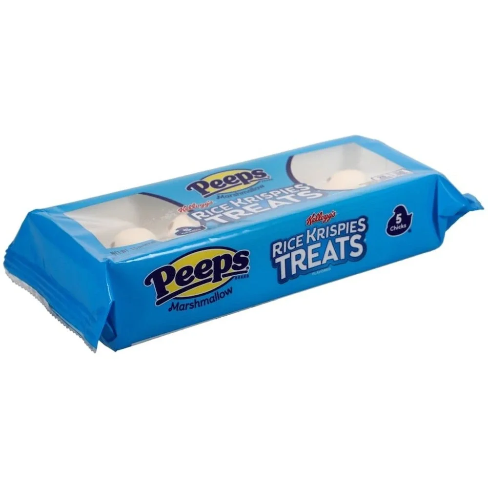 Peeps Rice Krispies Treats Marshmallow 5 Count 1.5 oz NEW Easter Limited Edition